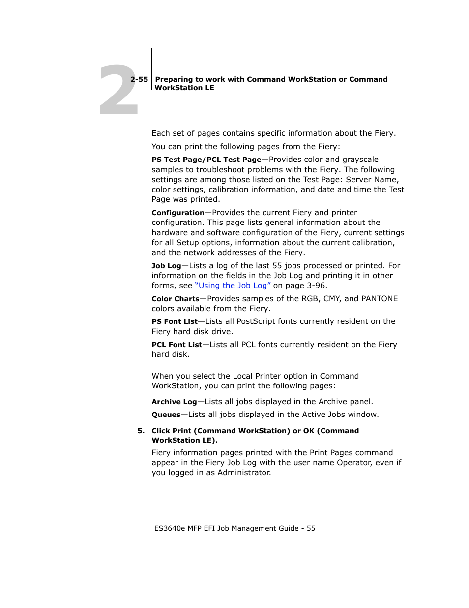 Oki ES3640E User Manual | Page 55 / 220