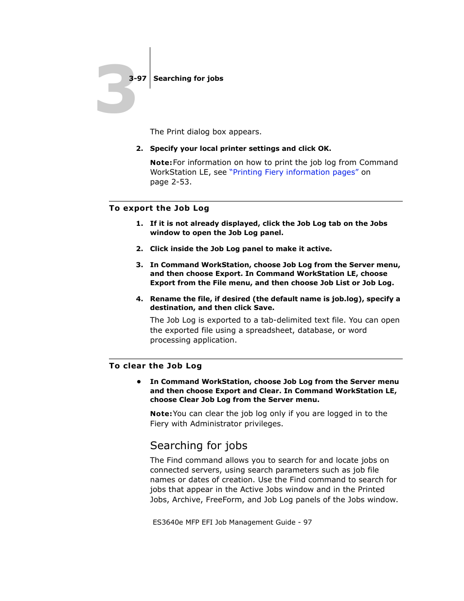 Searching for jobs | Oki ES3640E User Manual | Page 97 / 220