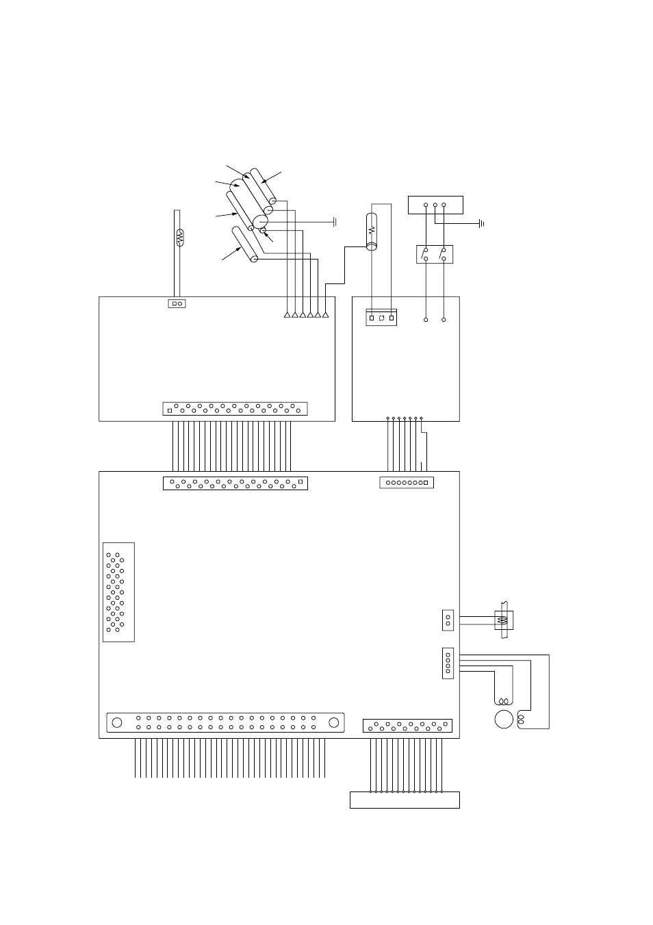 1 (a)interconnect signal diagram, Main control board (hbmc-2 pcb), Power supply unit high-voltage power supply board | Oki 4M User Manual | Page 94 / 124