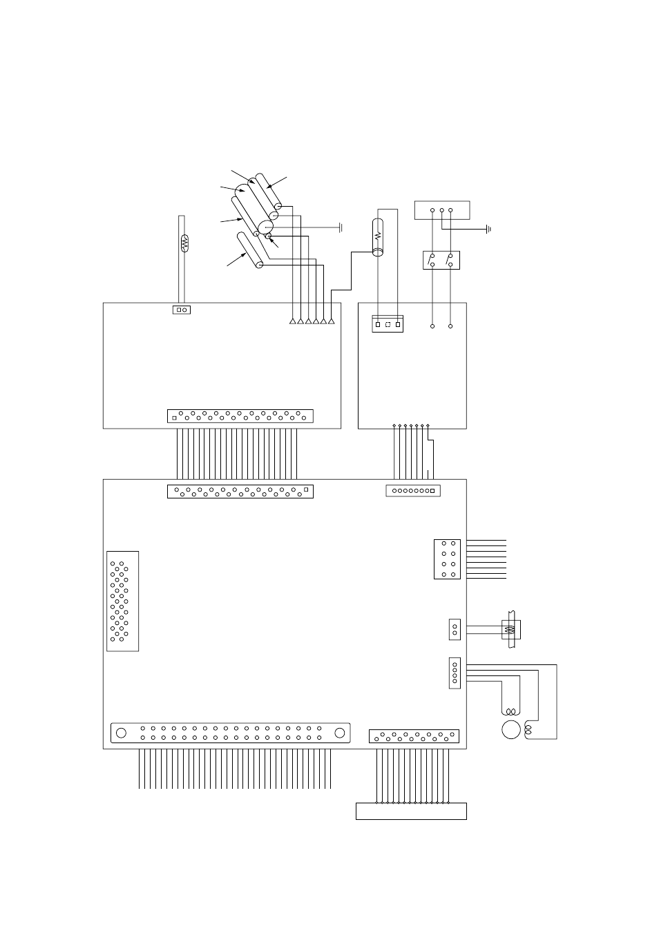 Main control board (hbmc-2 pcb), 1 (b)interconnect signal diagram (okipage 4m), Power supply unit high-voltage power supply board | Oki 4M User Manual | Page 95 / 124