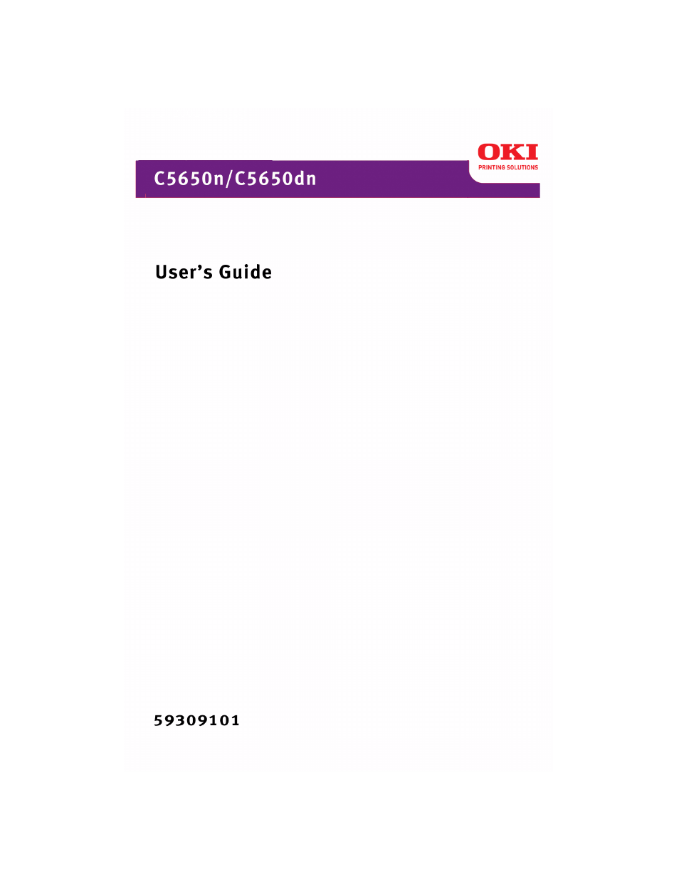 Oki C 5650n User Manual | 225 pages