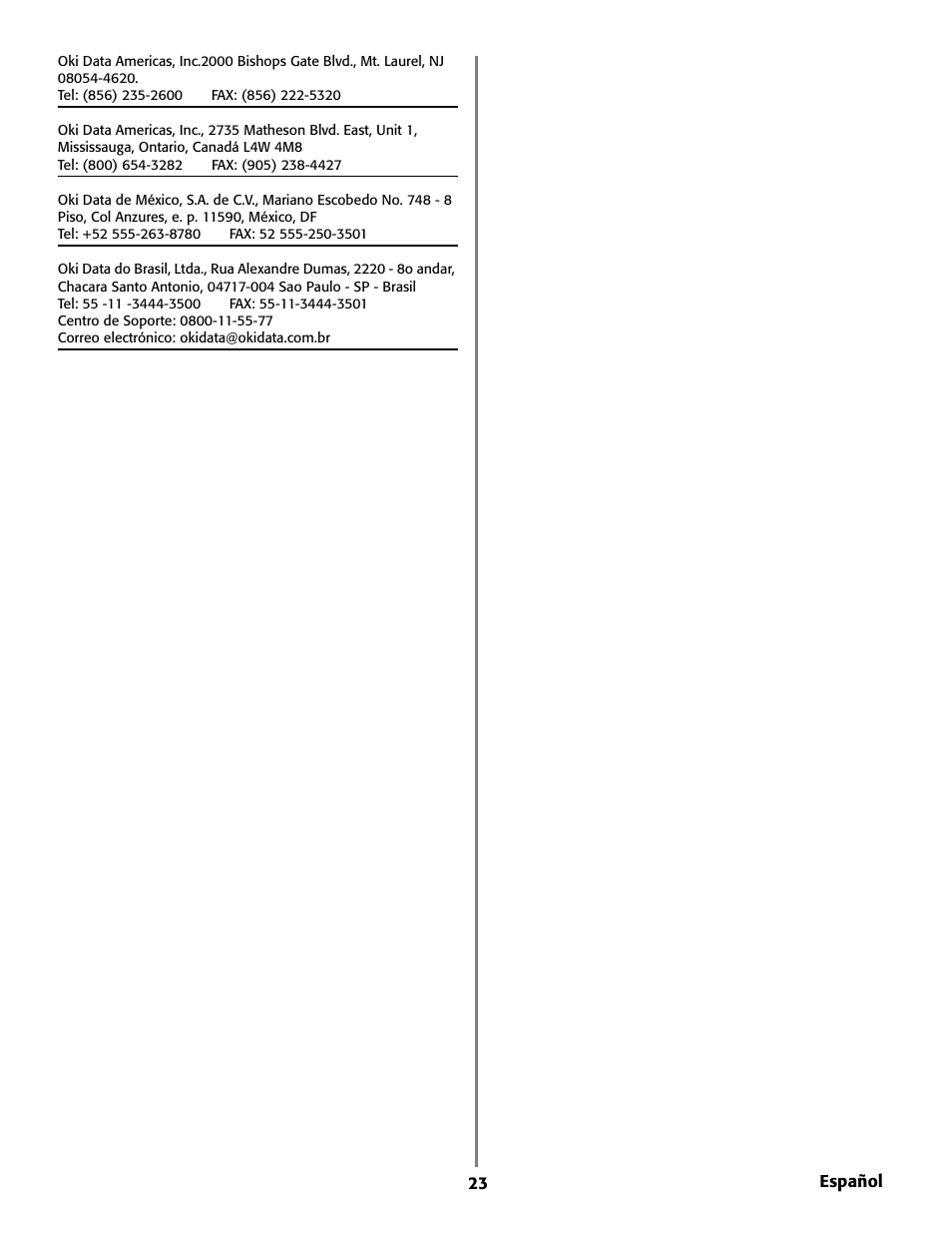 Oki B 4350 User Manual | Page 23 / 32