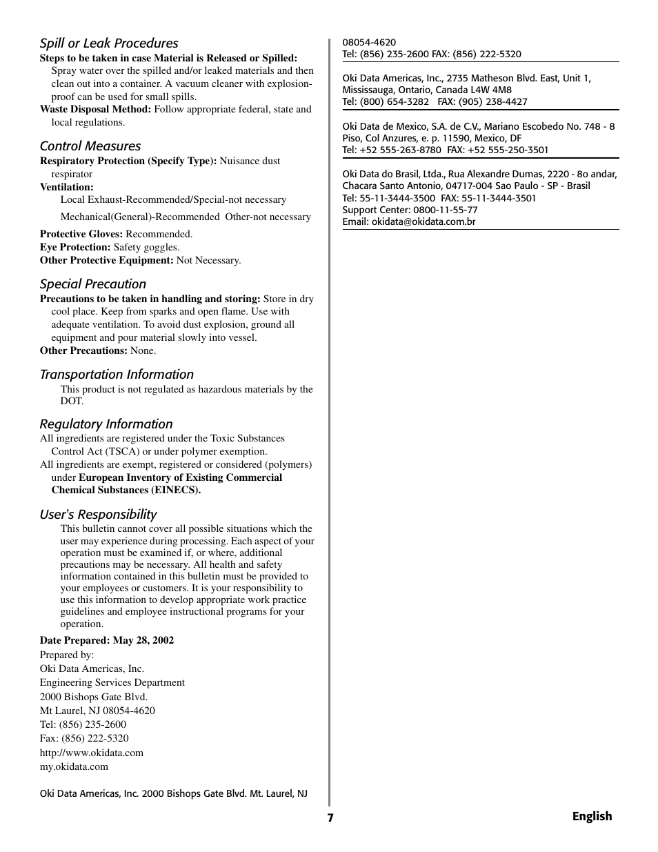 Oki B 4350 User Manual | Page 7 / 32