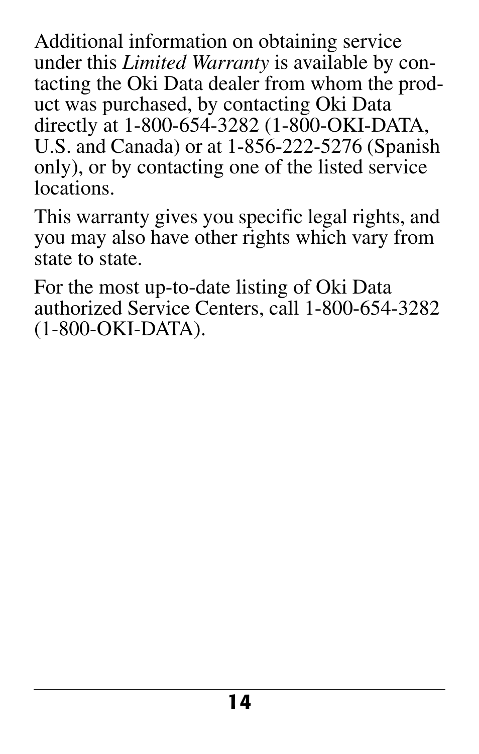 Oki 70043501 User Manual | Page 16 / 20