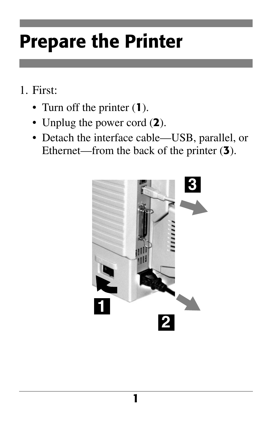 Prepare the printer | Oki 70043501 User Manual | Page 3 / 20