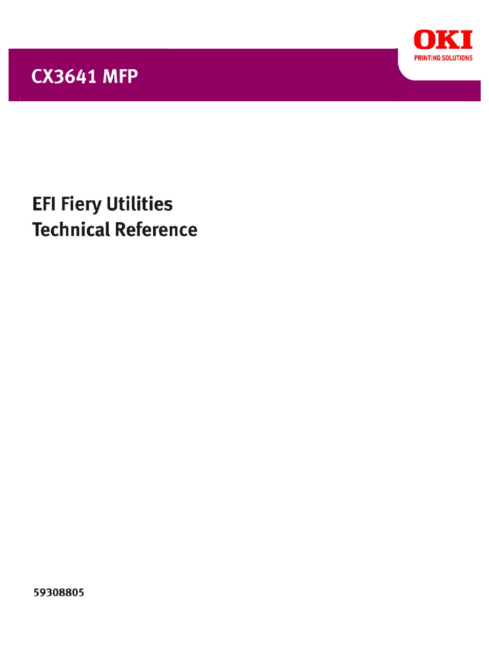 Oki CX3641 MFP User Manual | 37 pages