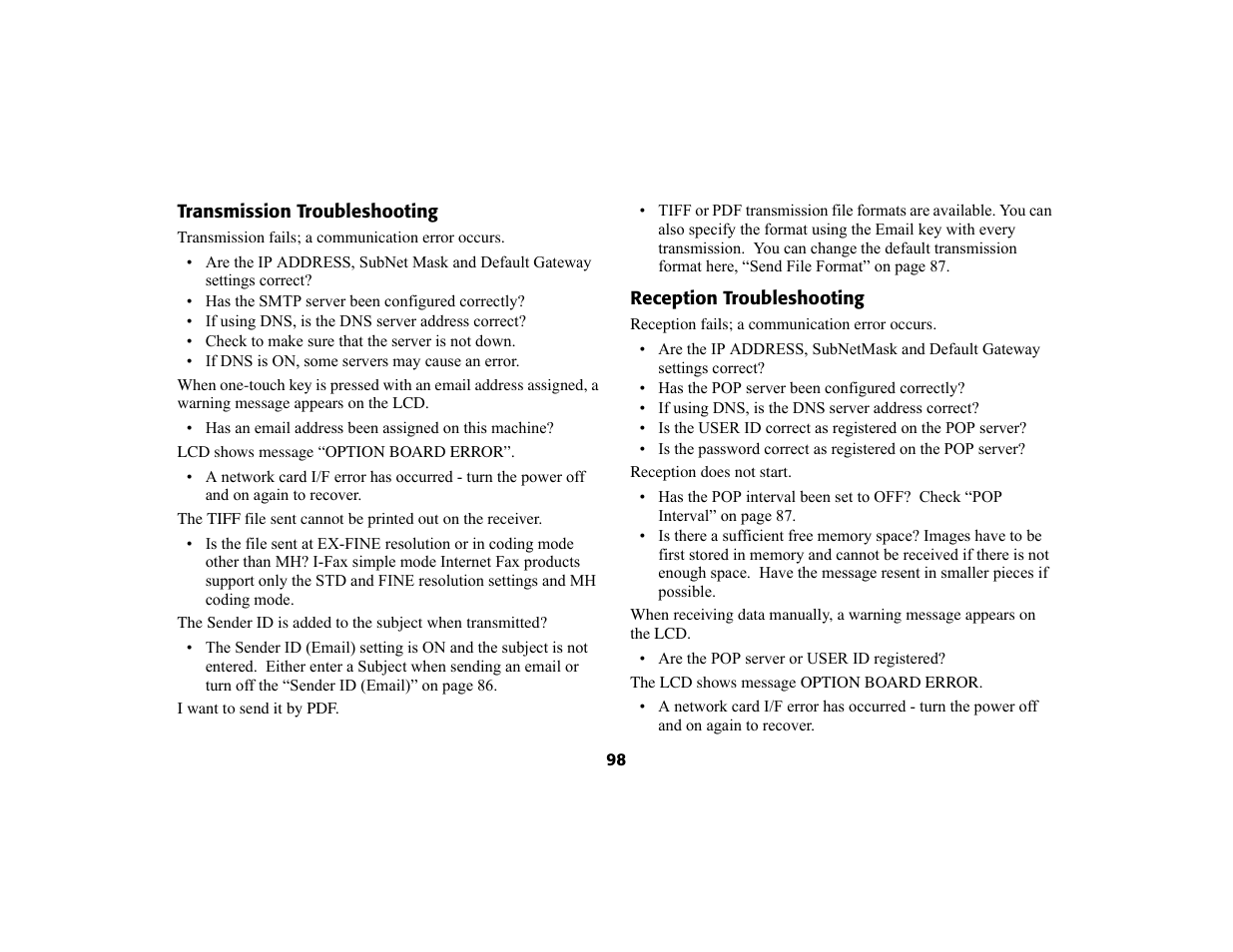 Oki 56801 User Manual | Page 104 / 124