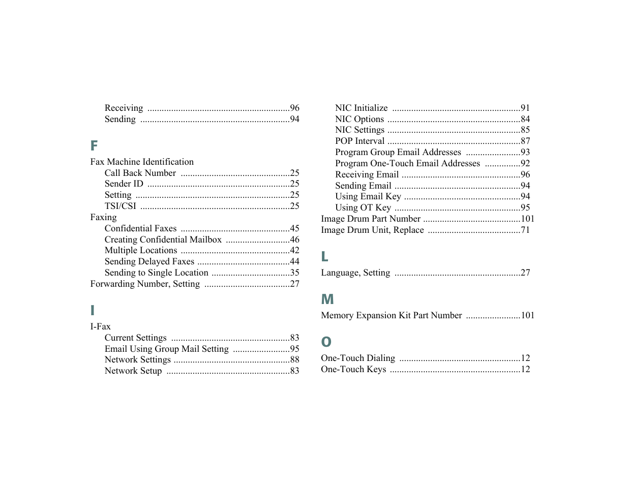 Oki 56801 User Manual | Page 122 / 124