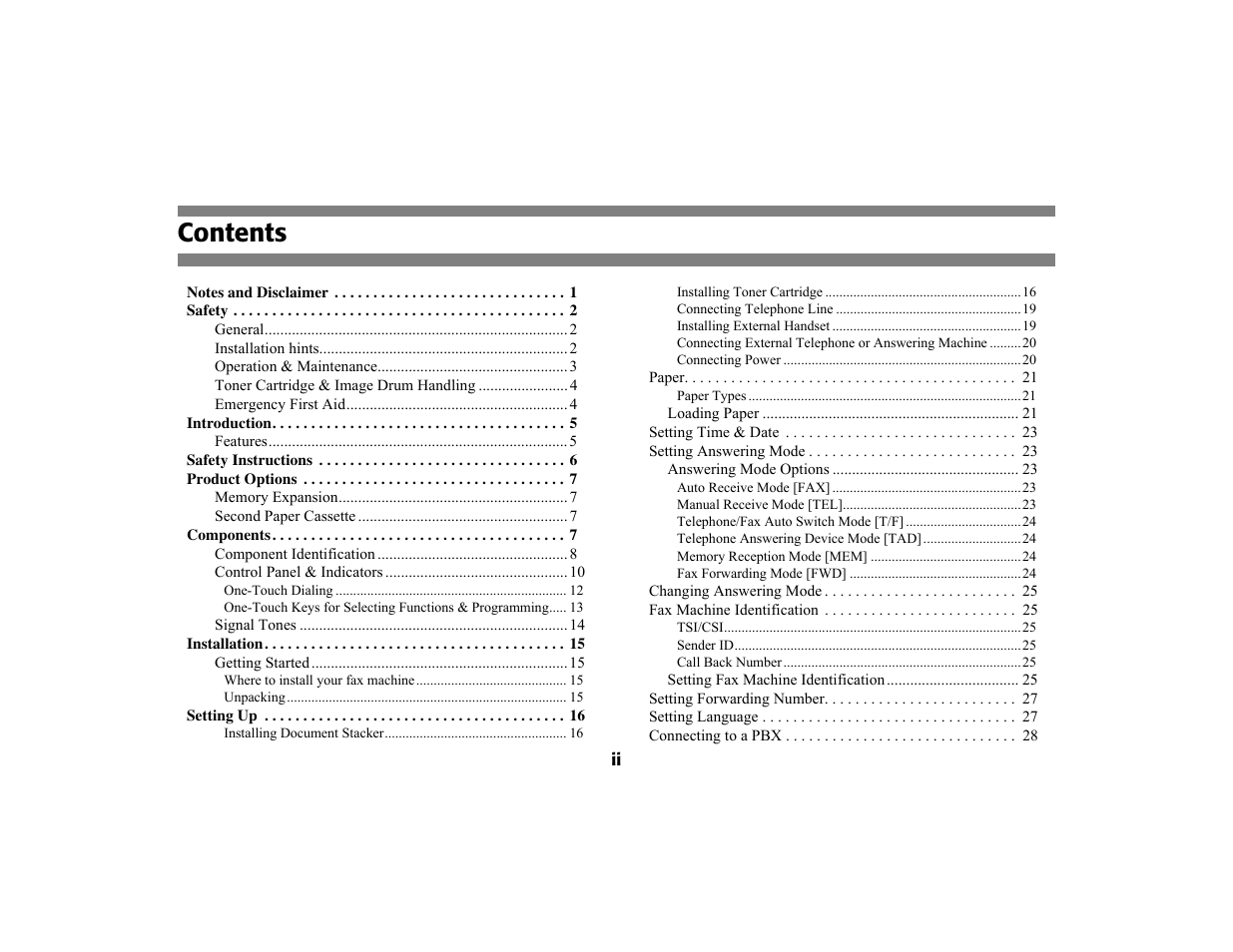 Oki 56801 User Manual | Page 2 / 124