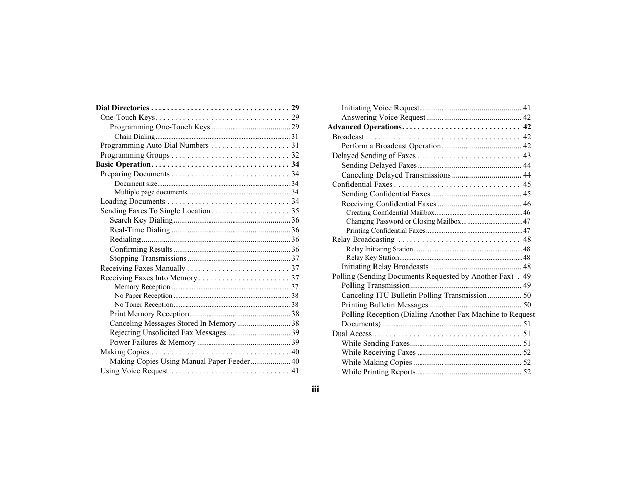 Oki 56801 User Manual | Page 3 / 124