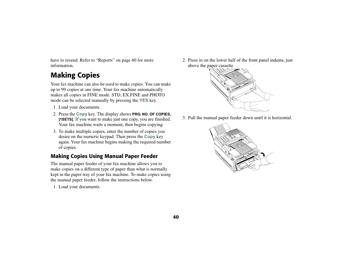 Making copies | Oki 56801 User Manual | Page 46 / 124