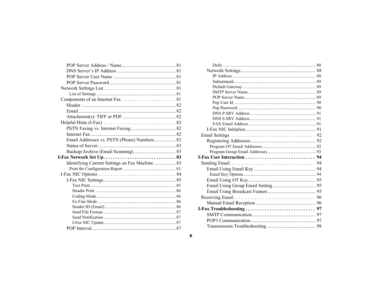 Oki 56801 User Manual | Page 5 / 124