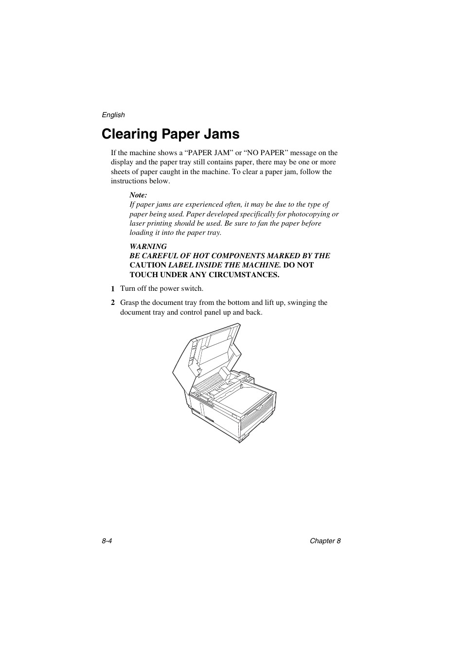 Clearing paper jams | Oki 5700 User Manual | Page 102 / 134