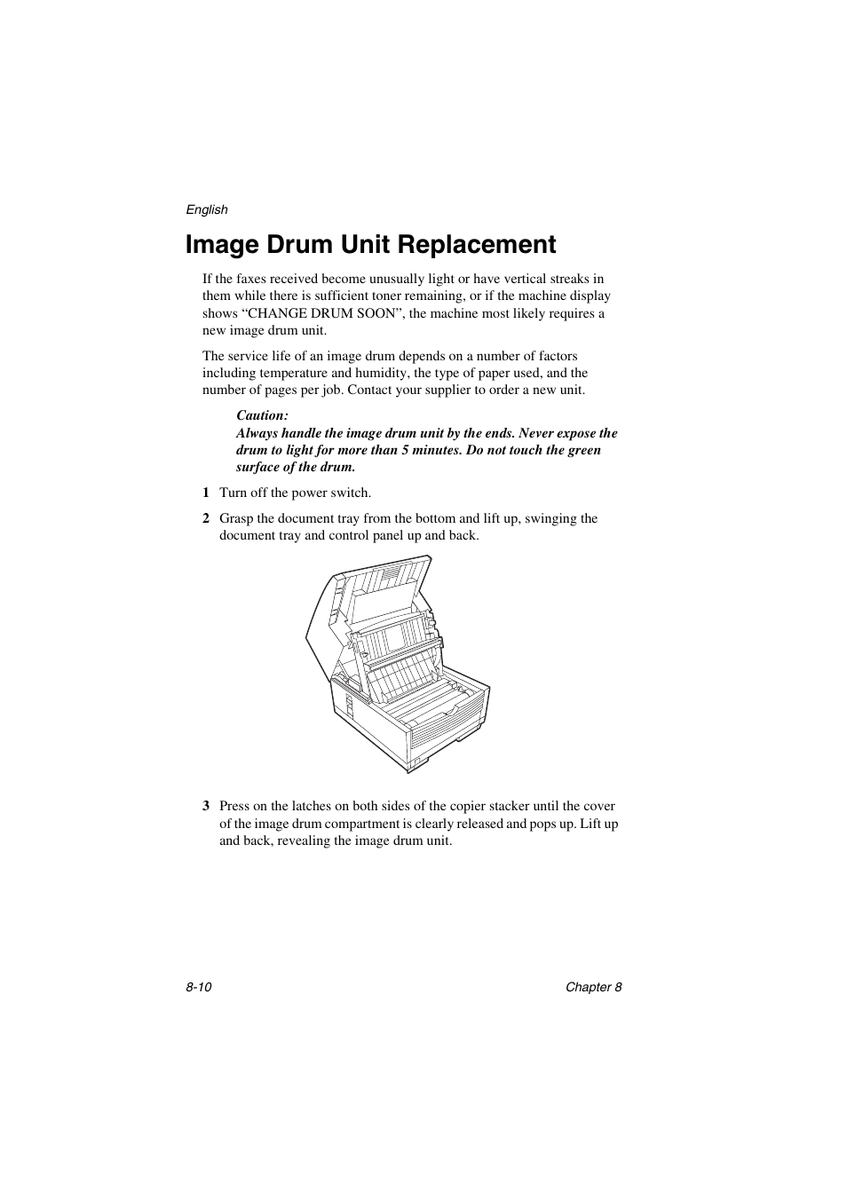 Image drum unit replacement | Oki 5700 User Manual | Page 108 / 134