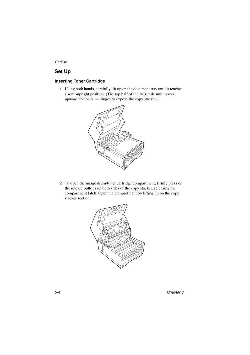 Set up, Inserting toner cartridge | Oki 5700 User Manual | Page 32 / 134