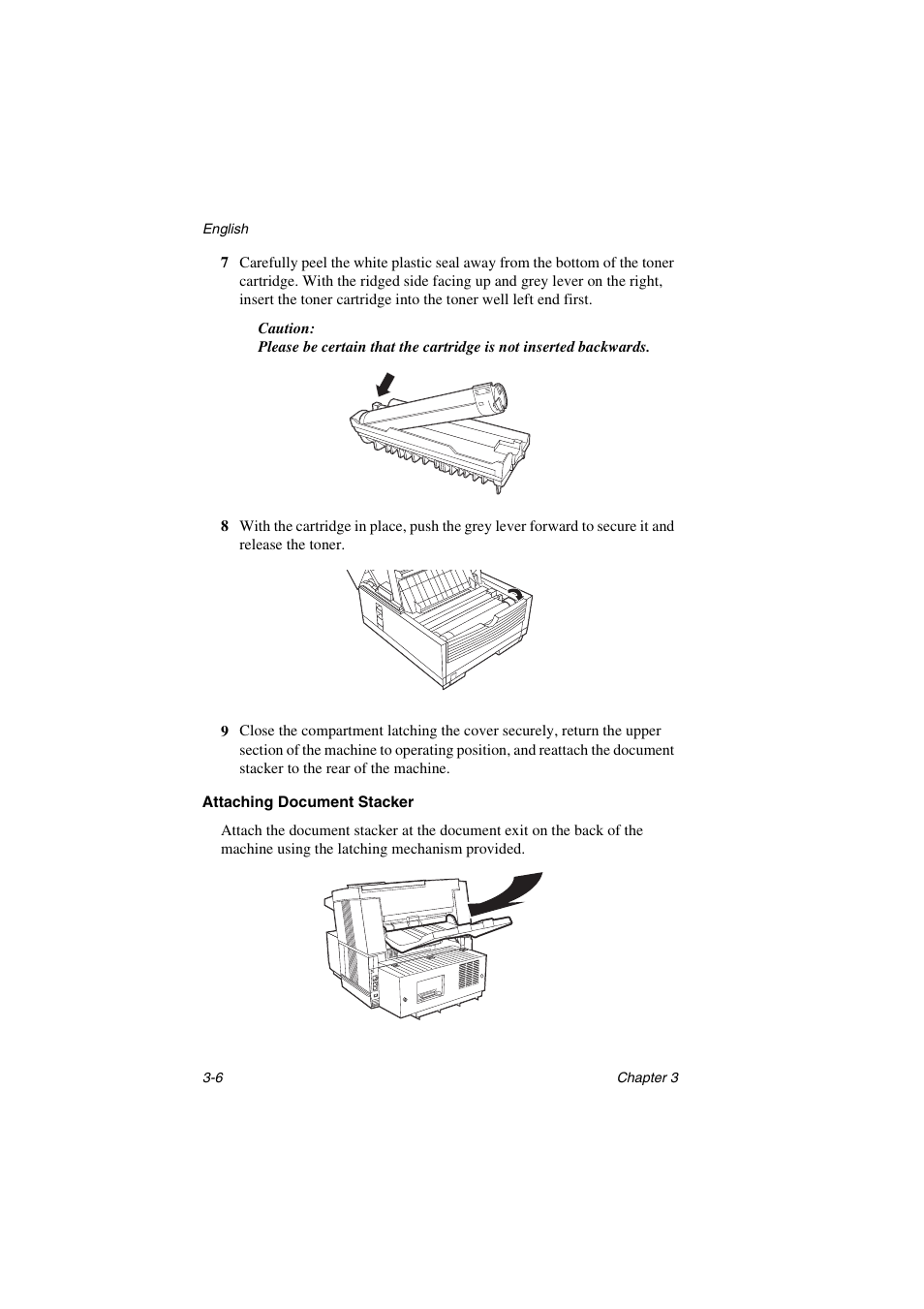 Attaching document stacker | Oki 5700 User Manual | Page 34 / 134