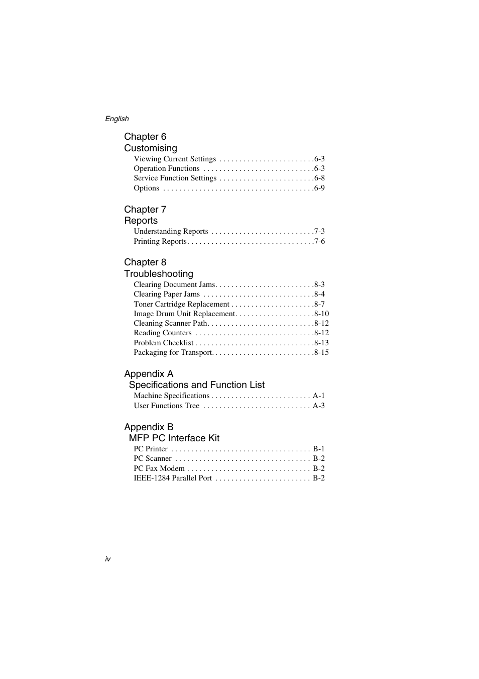 Oki 5700 User Manual | Page 4 / 134