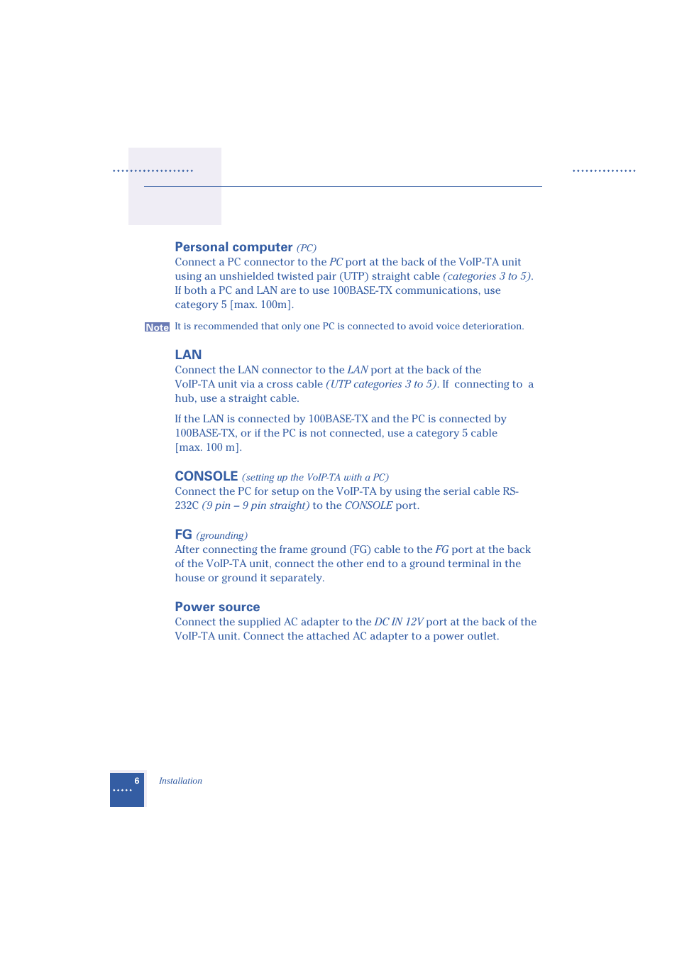 Oki Telephony Adapter User Manual | Page 14 / 30
