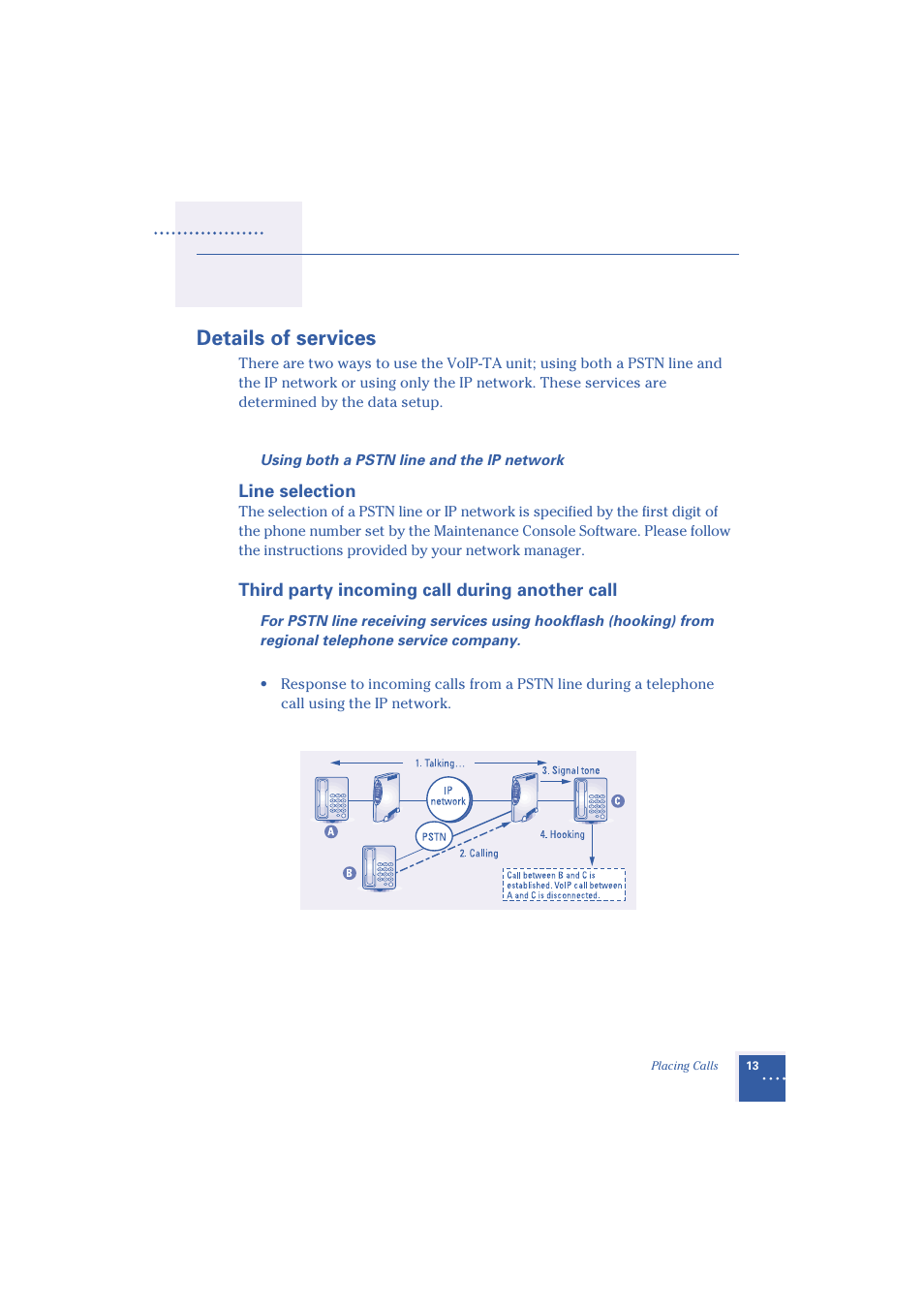 Details of services | Oki Telephony Adapter User Manual | Page 21 / 30