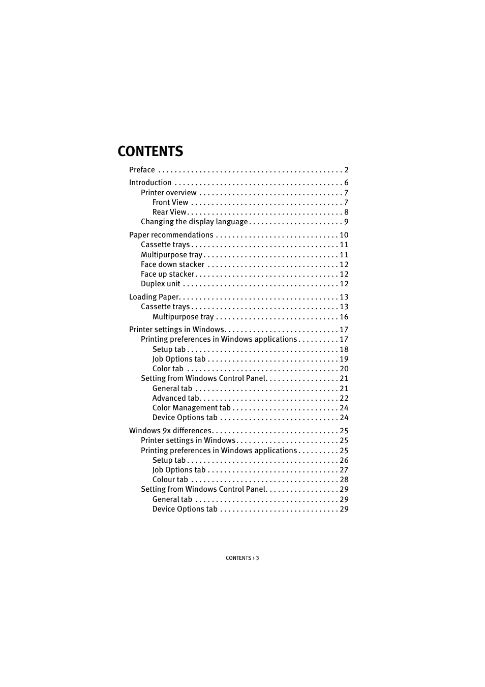 Oki C 5100n User Manual | Page 3 / 81