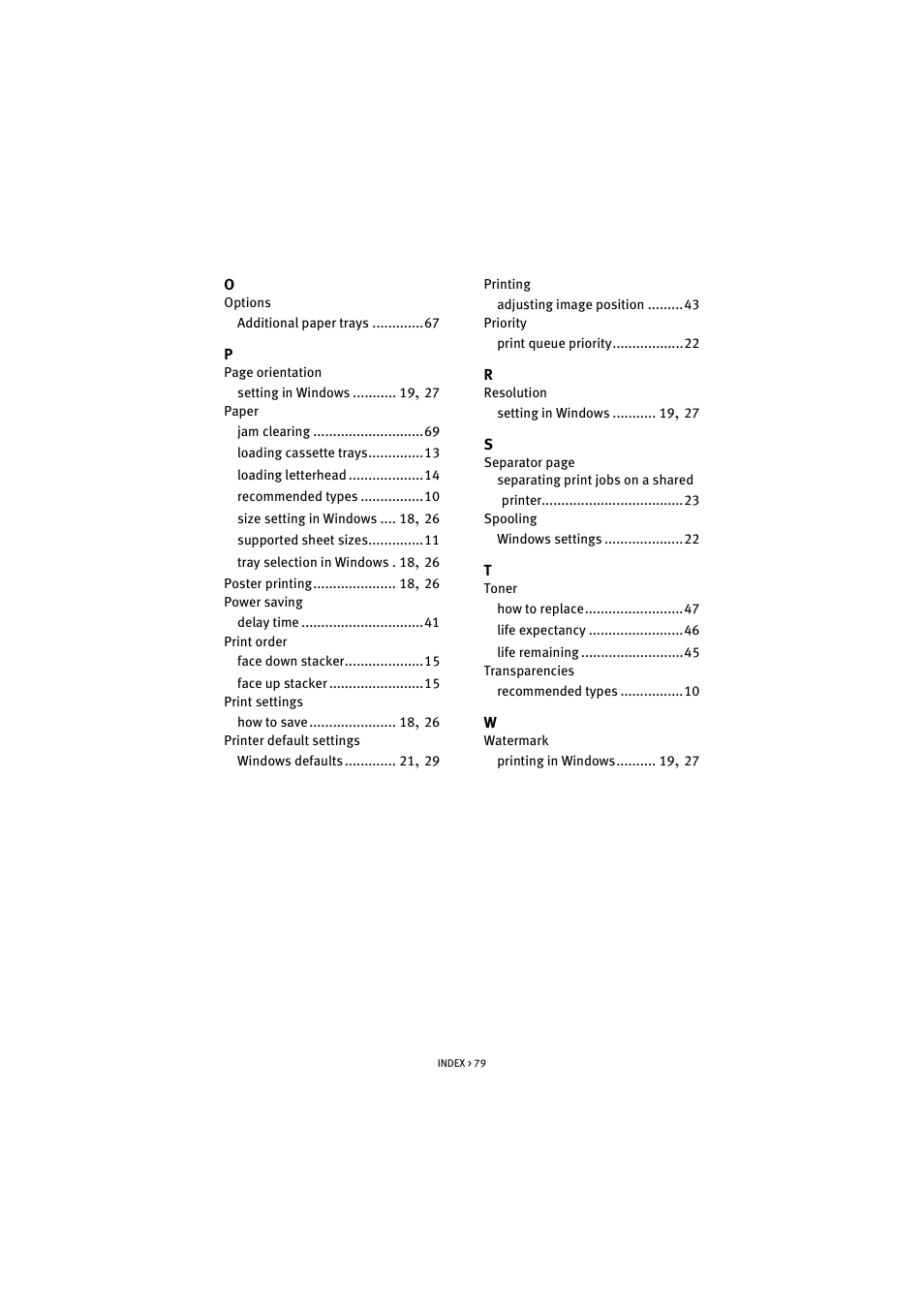 Oki C 5100n User Manual | Page 79 / 81