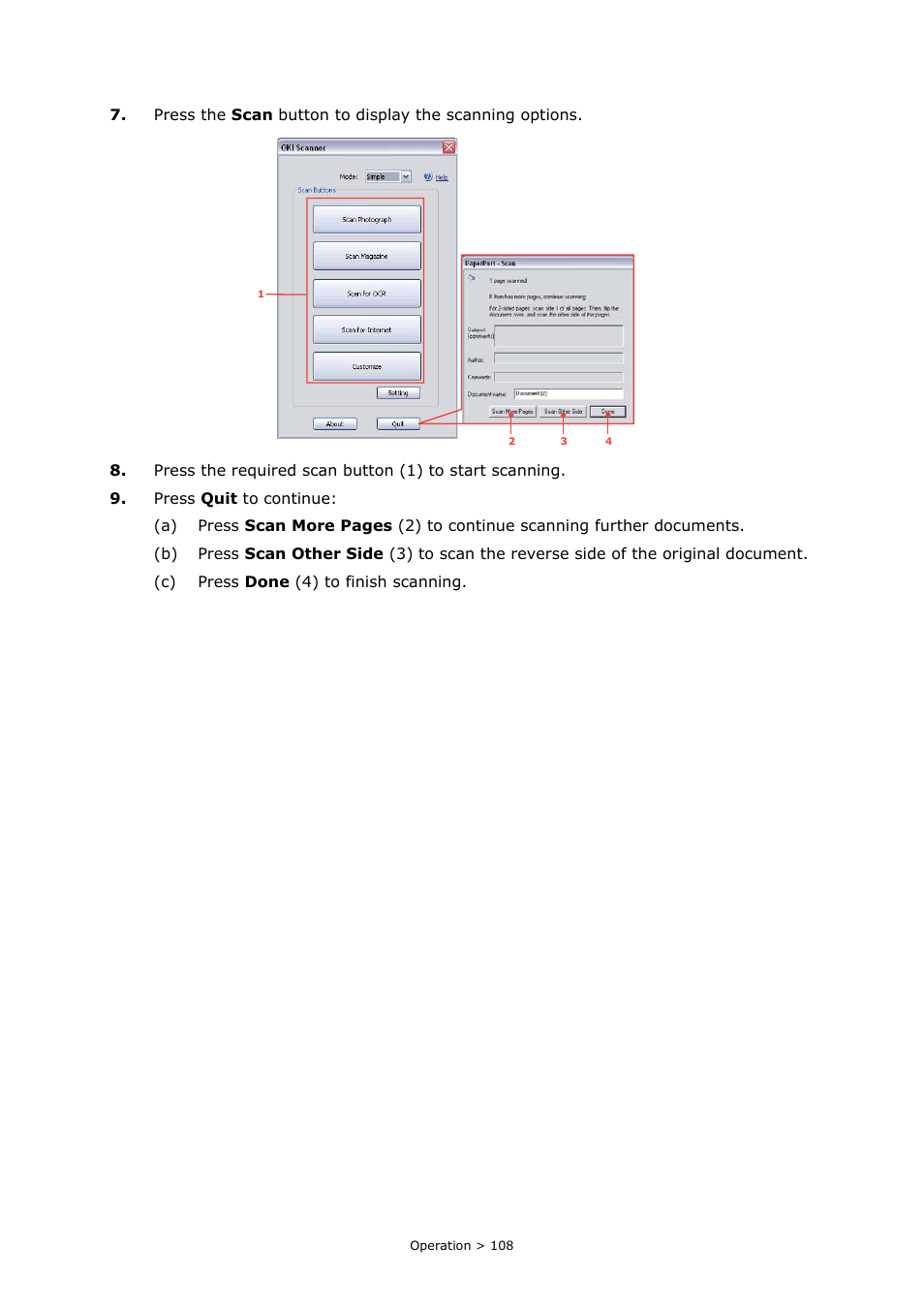 Oki PRINTING SOLUTIONS MULTIFUNCTION PRINTER CX2633 User Manual | Page 108 / 180
