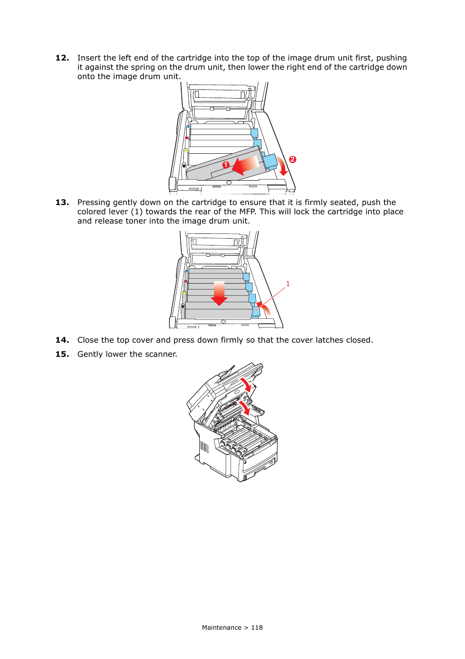 Oki PRINTING SOLUTIONS MULTIFUNCTION PRINTER CX2633 User Manual | Page 118 / 180