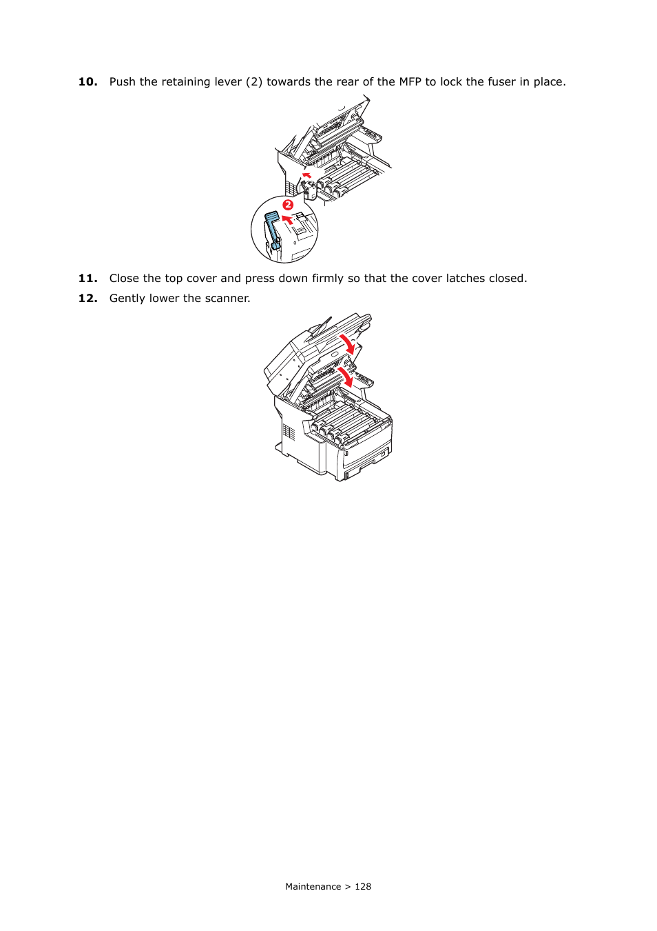 Oki PRINTING SOLUTIONS MULTIFUNCTION PRINTER CX2633 User Manual | Page 128 / 180