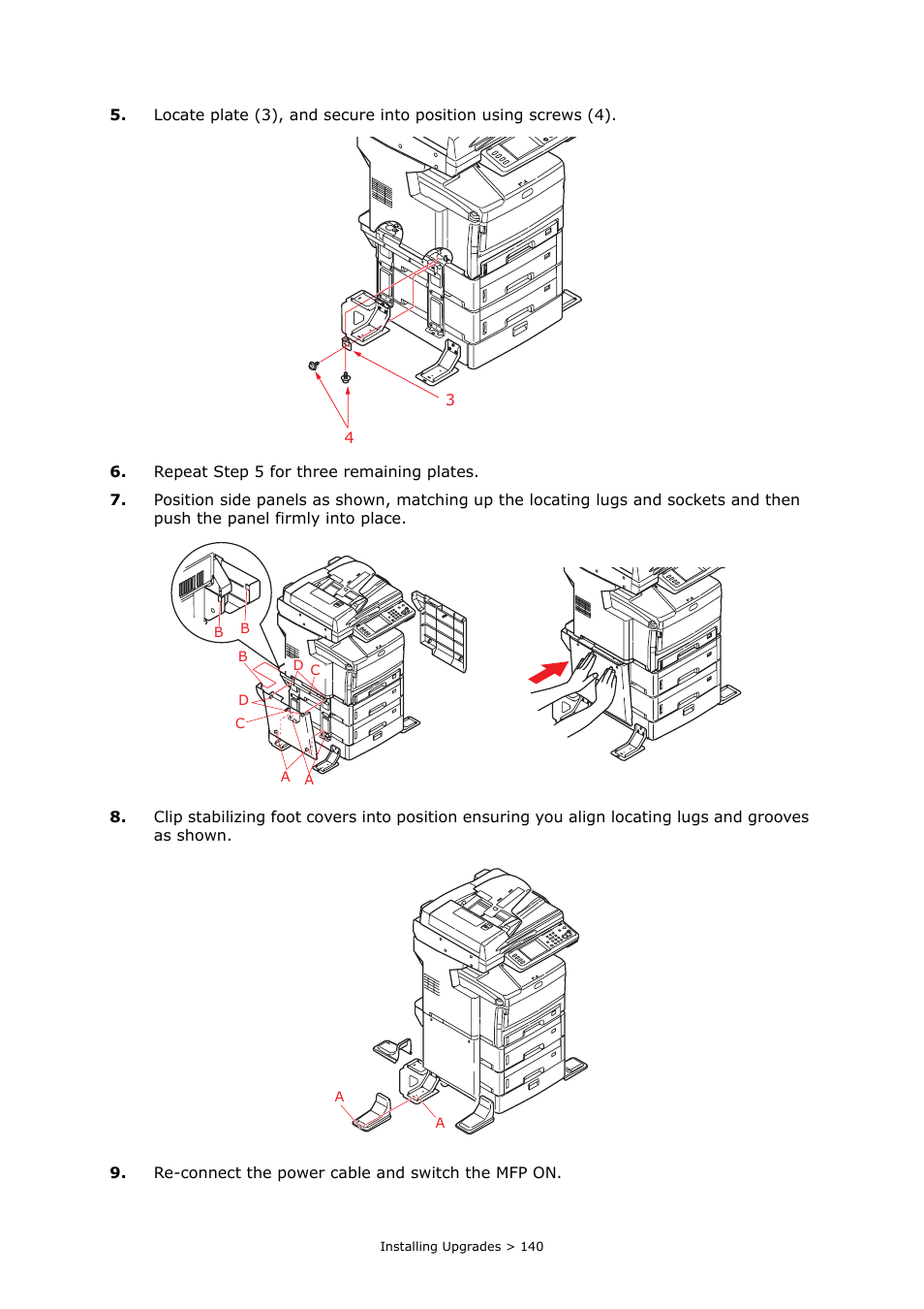Oki PRINTING SOLUTIONS MULTIFUNCTION PRINTER CX2633 User Manual | Page 140 / 180