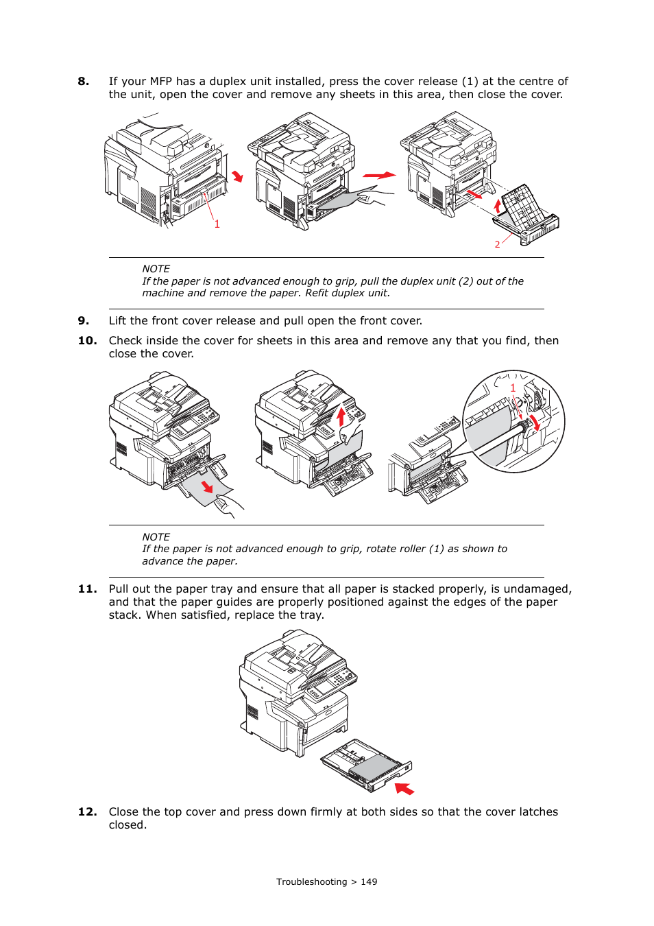 Oki PRINTING SOLUTIONS MULTIFUNCTION PRINTER CX2633 User Manual | Page 149 / 180