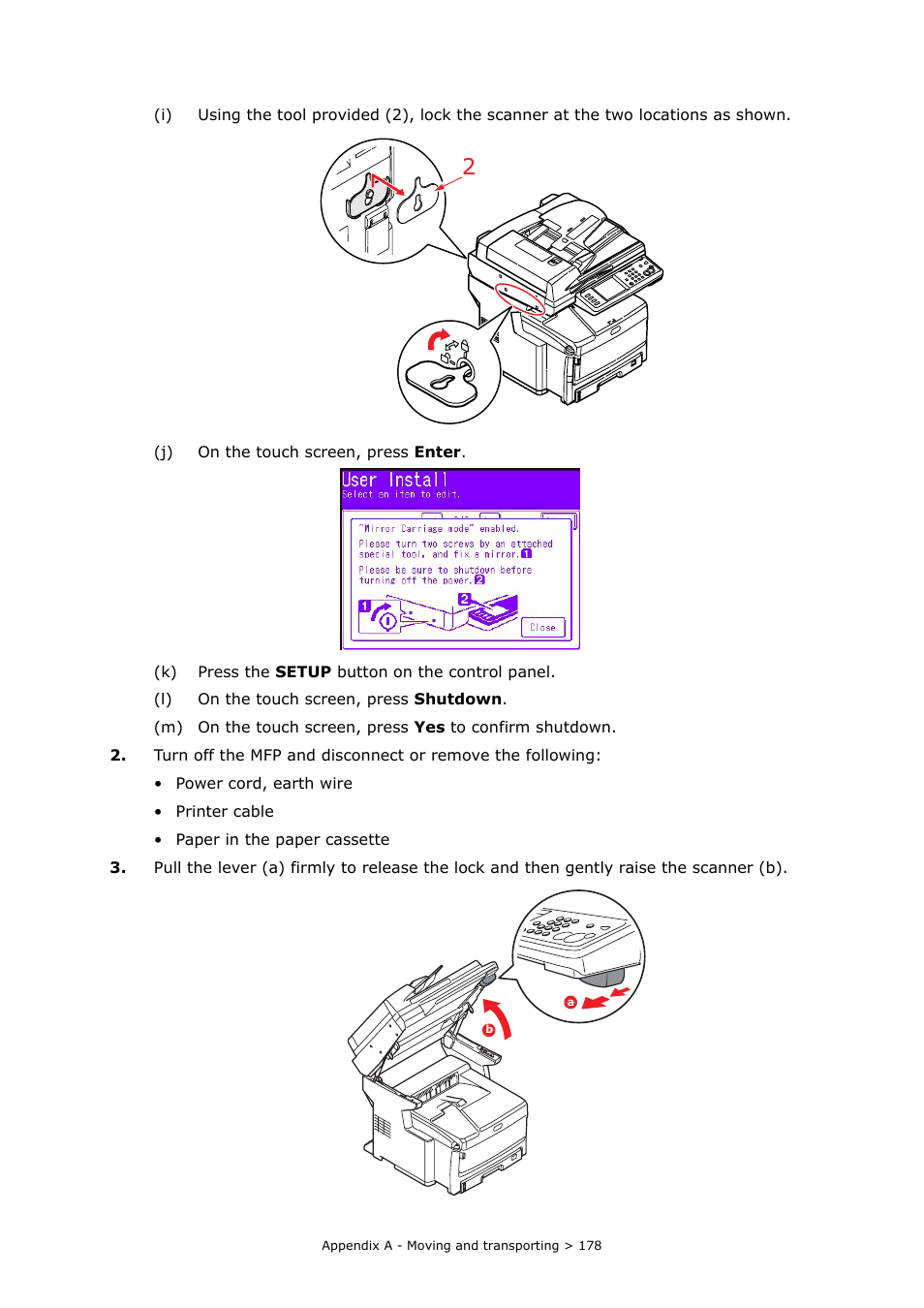 Oki PRINTING SOLUTIONS MULTIFUNCTION PRINTER CX2633 User Manual | Page 178 / 180