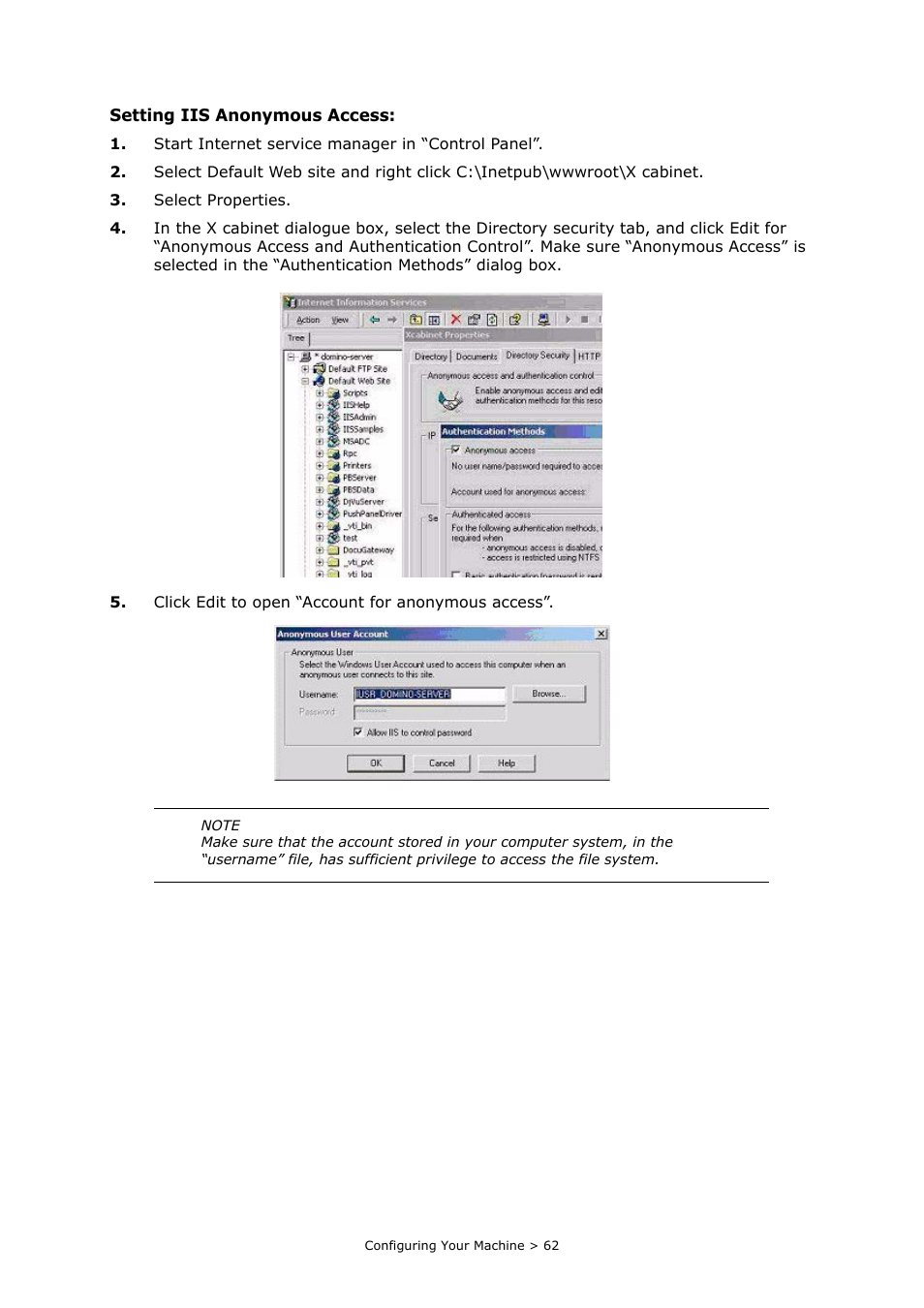 Oki PRINTING SOLUTIONS MULTIFUNCTION PRINTER CX2633 User Manual | Page 62 / 180