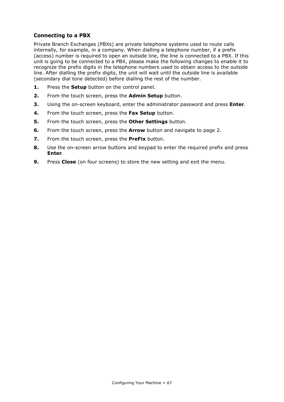 Oki PRINTING SOLUTIONS MULTIFUNCTION PRINTER CX2633 User Manual | Page 67 / 180