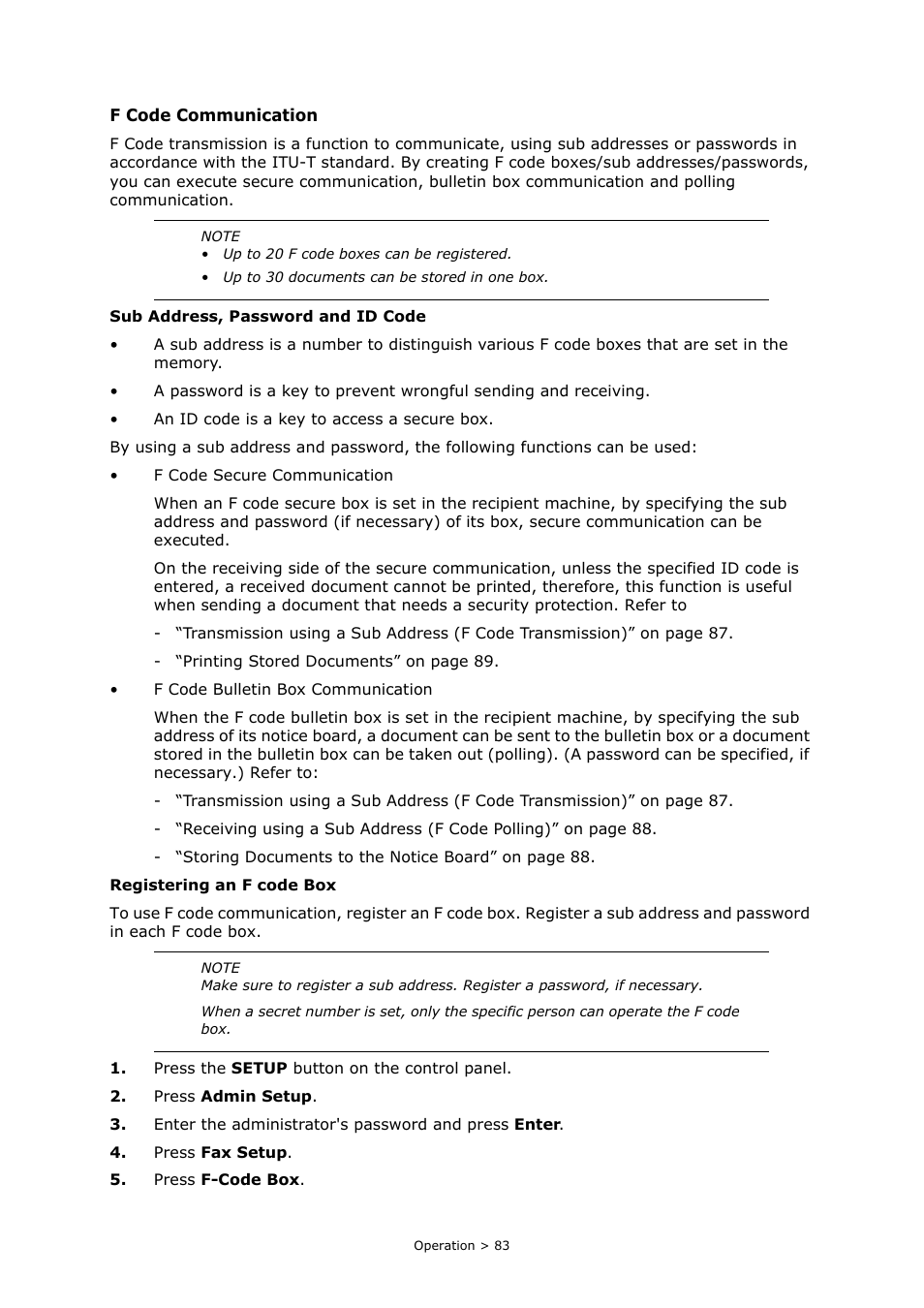 Oki PRINTING SOLUTIONS MULTIFUNCTION PRINTER CX2633 User Manual | Page 83 / 180