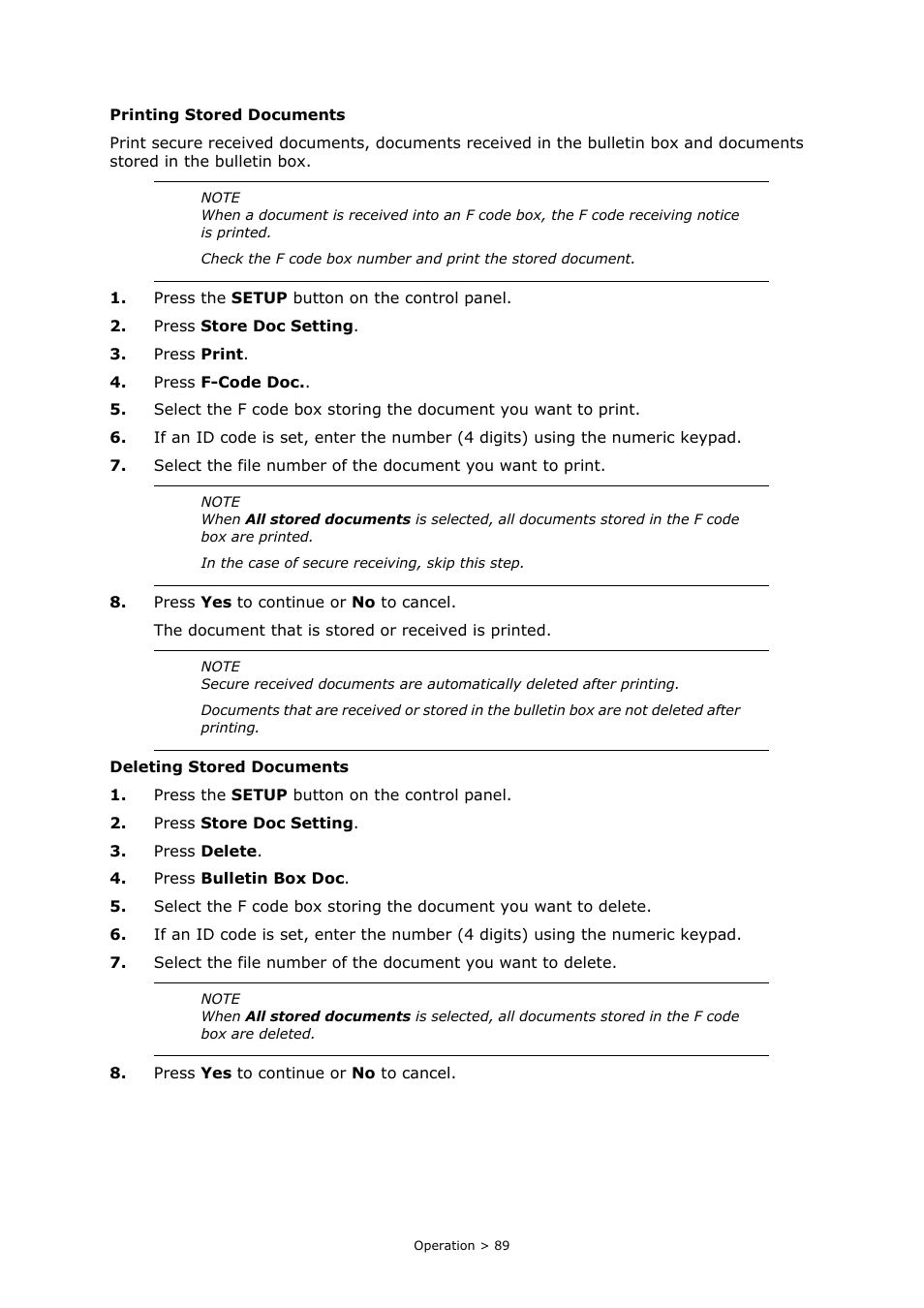 Oki PRINTING SOLUTIONS MULTIFUNCTION PRINTER CX2633 User Manual | Page 89 / 180