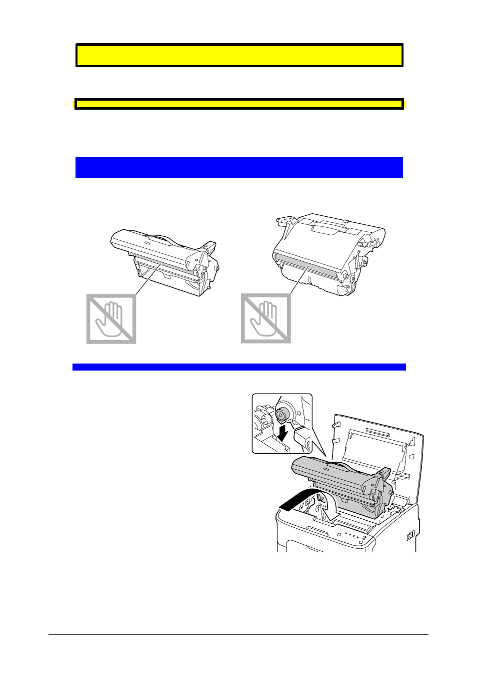 Caution, Important | Oki C 110 User Manual | Page 55 / 110