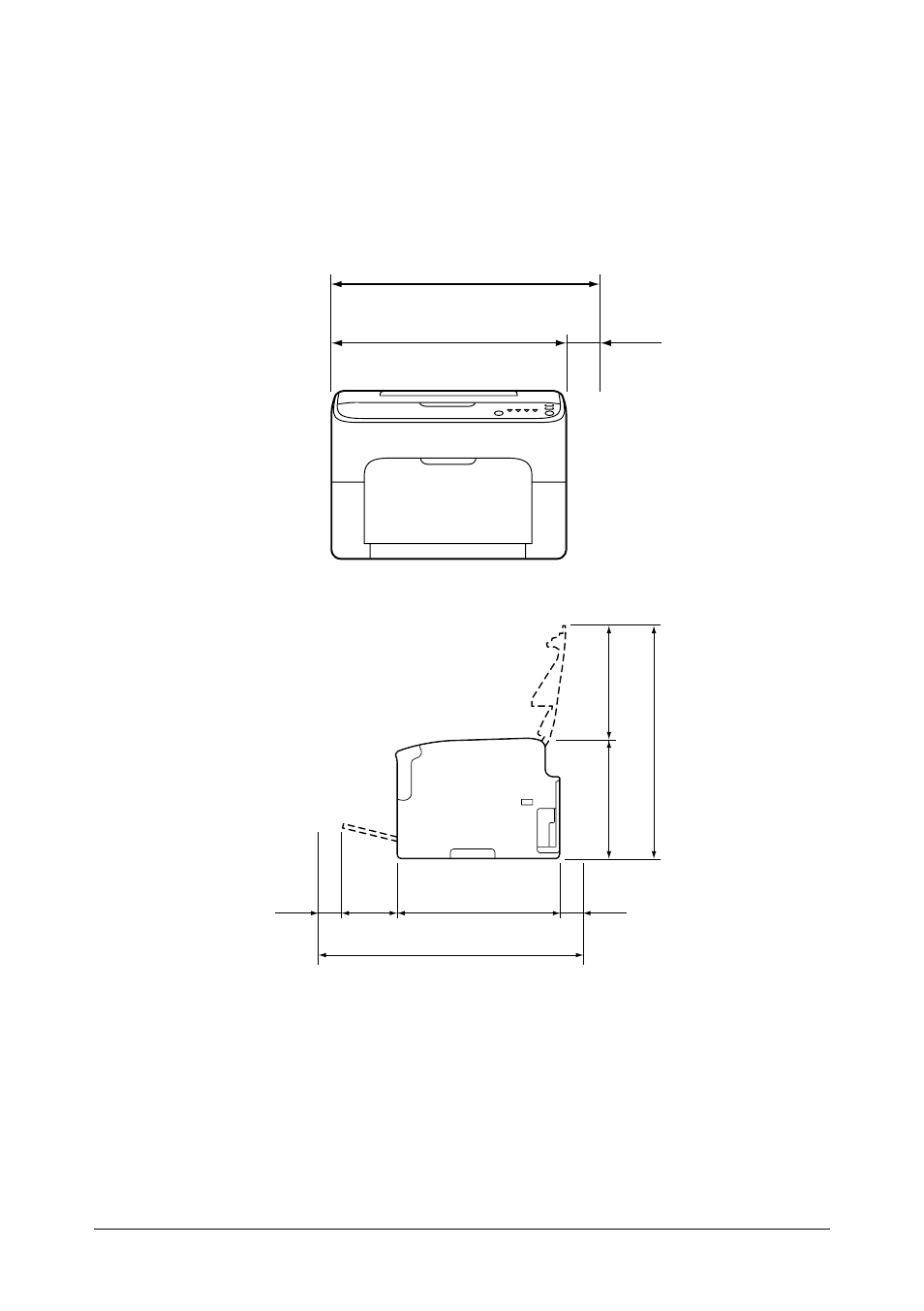 Getting acquainted with your printer, Space requirements, 8 - c110 user’s guide | Oki C 110 User Manual | Page 8 / 110