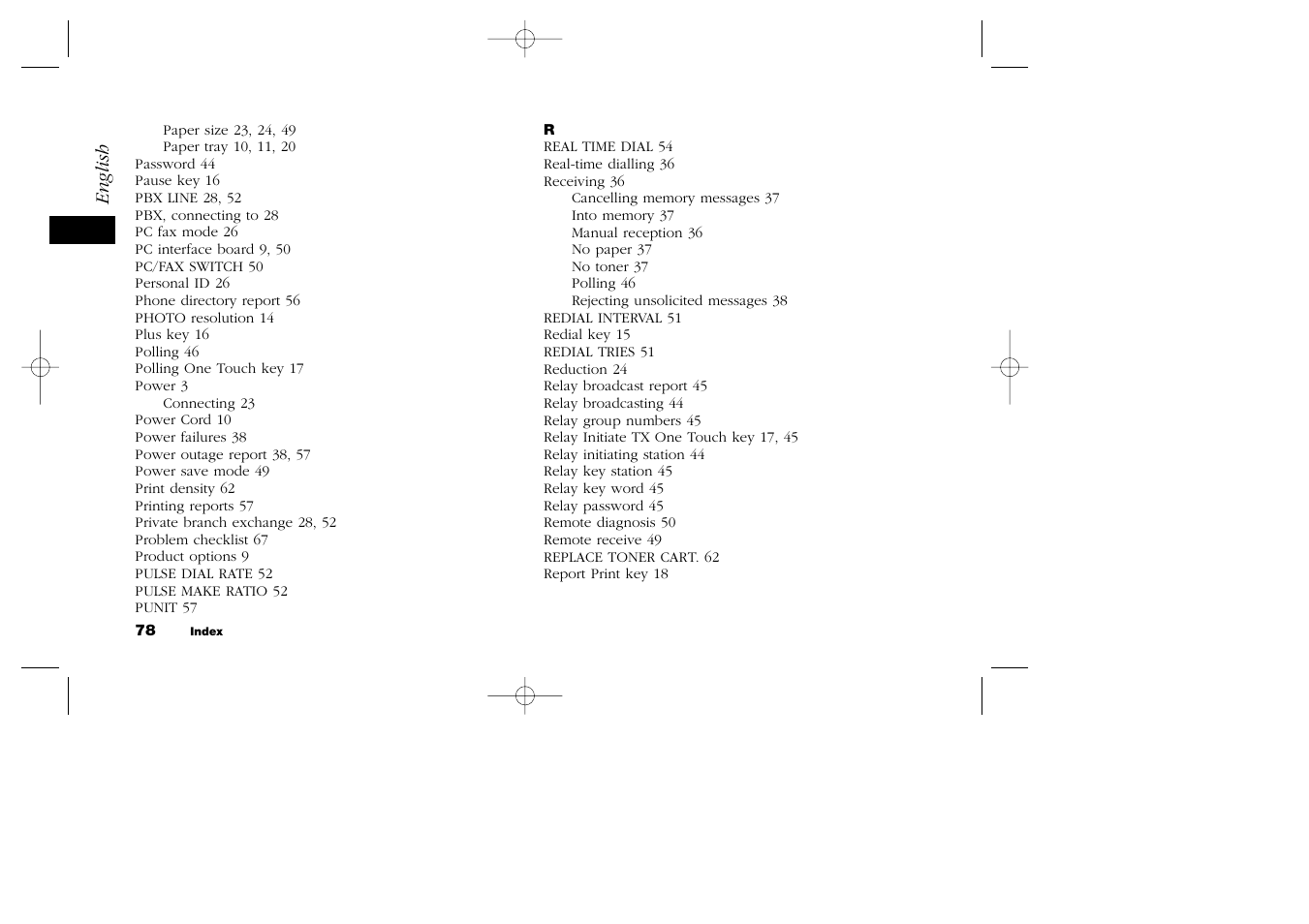 English | Oki 4100 User Manual | Page 78 / 80