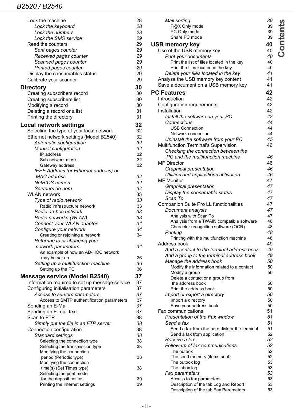 Oki B2500 Series User Manual | Page 4 / 73