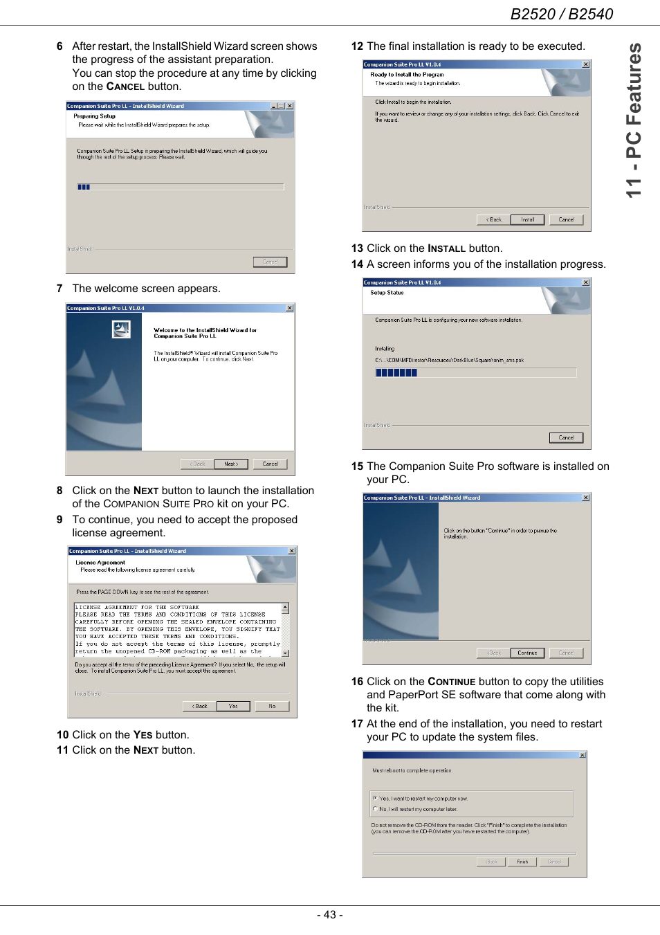 11 - pc features | Oki B2500 Series User Manual | Page 48 / 73