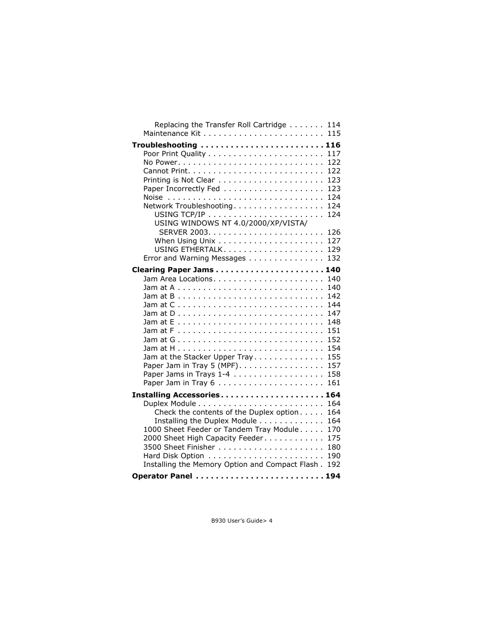 Oki B930d User Manual | Page 10 / 211