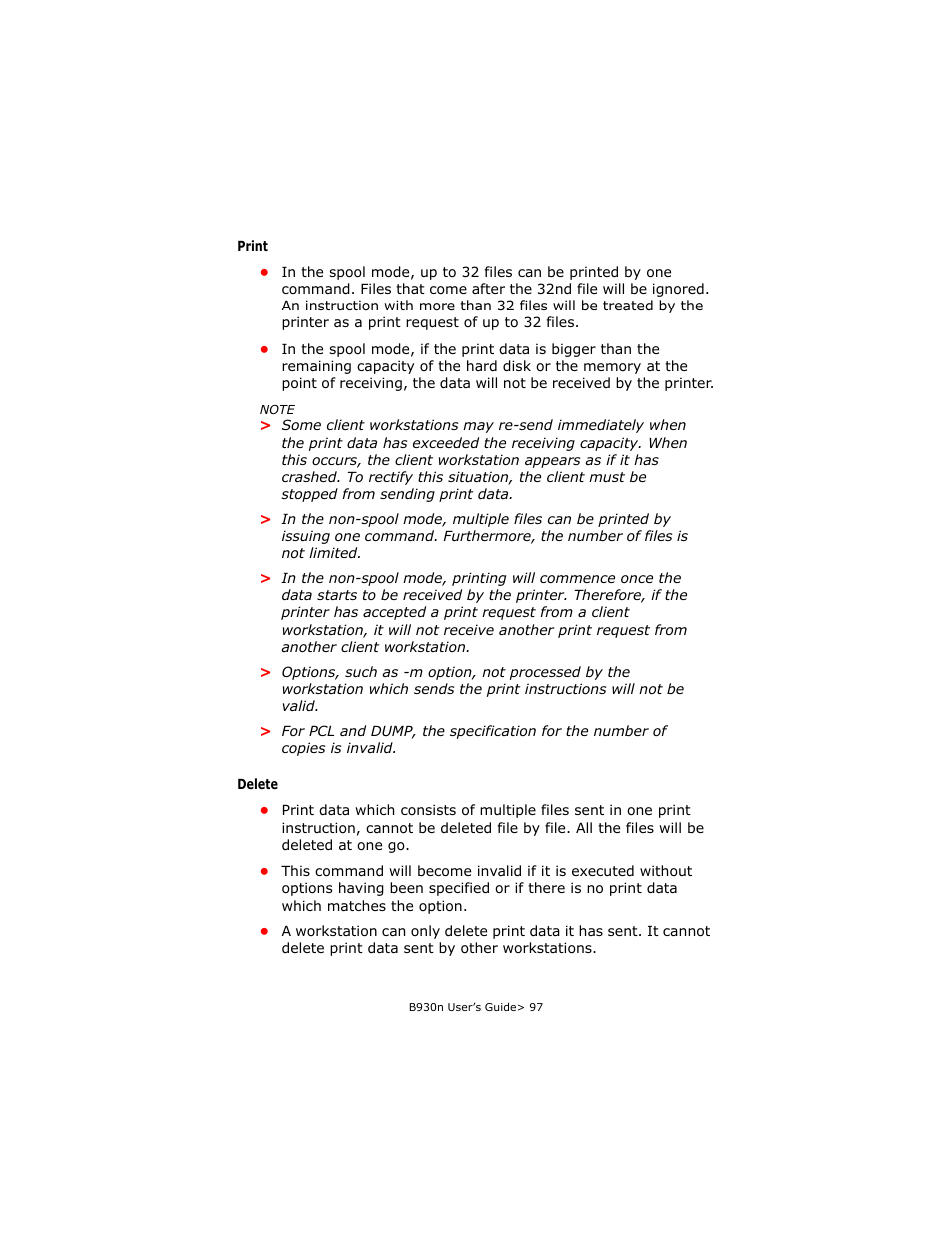 Oki B930d User Manual | Page 103 / 211