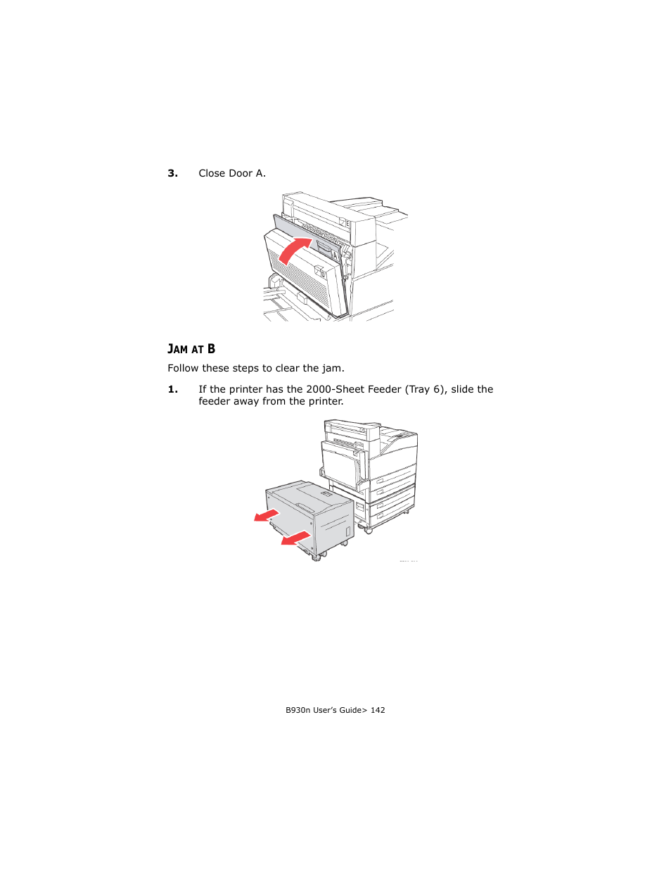 Jam at b | Oki B930d User Manual | Page 148 / 211