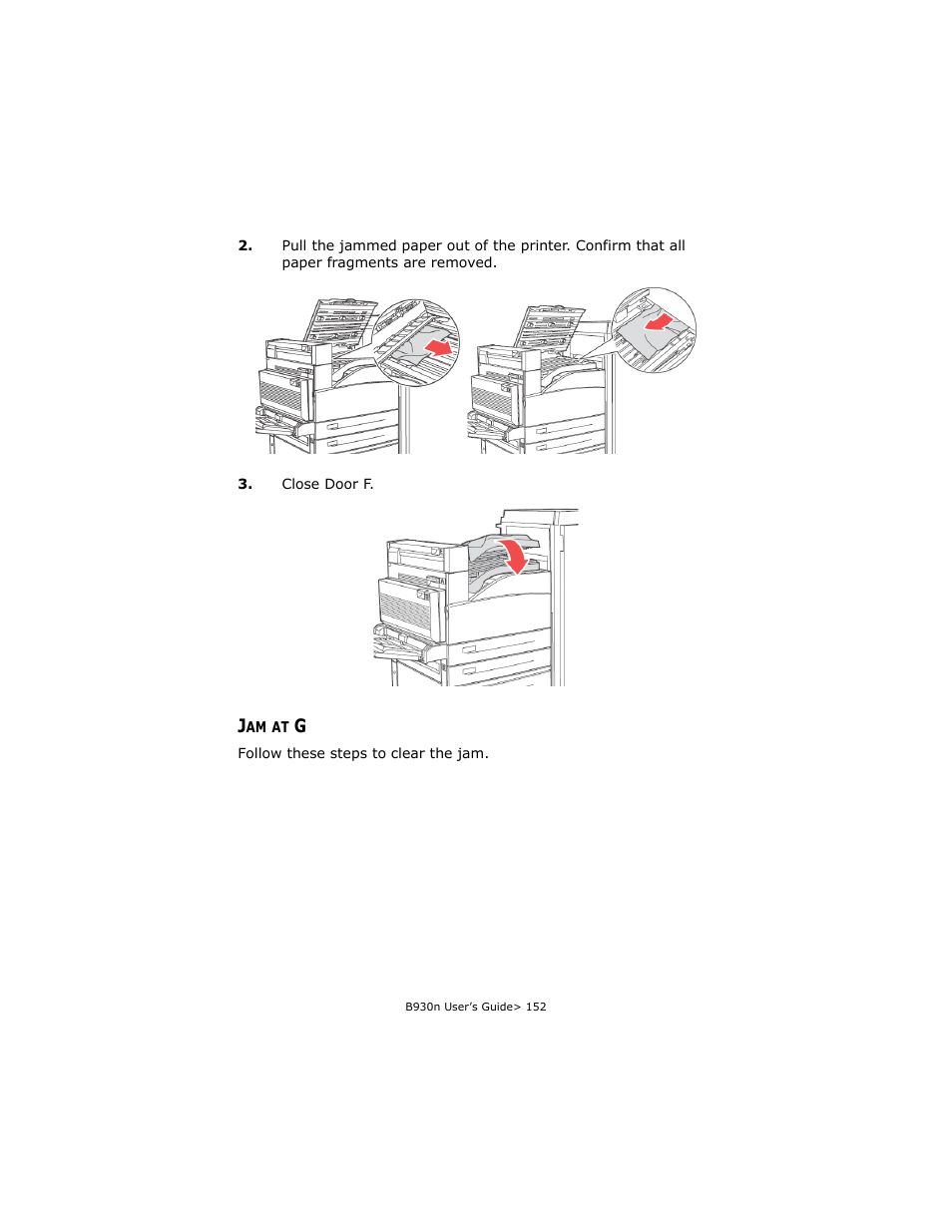 Jam at g | Oki B930d User Manual | Page 158 / 211