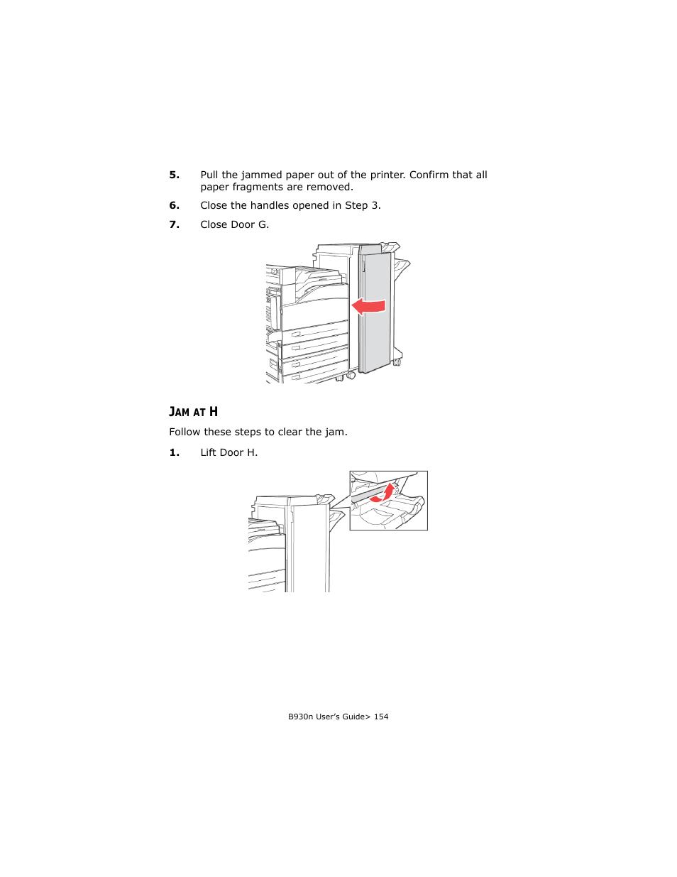 Jam at h | Oki B930d User Manual | Page 160 / 211