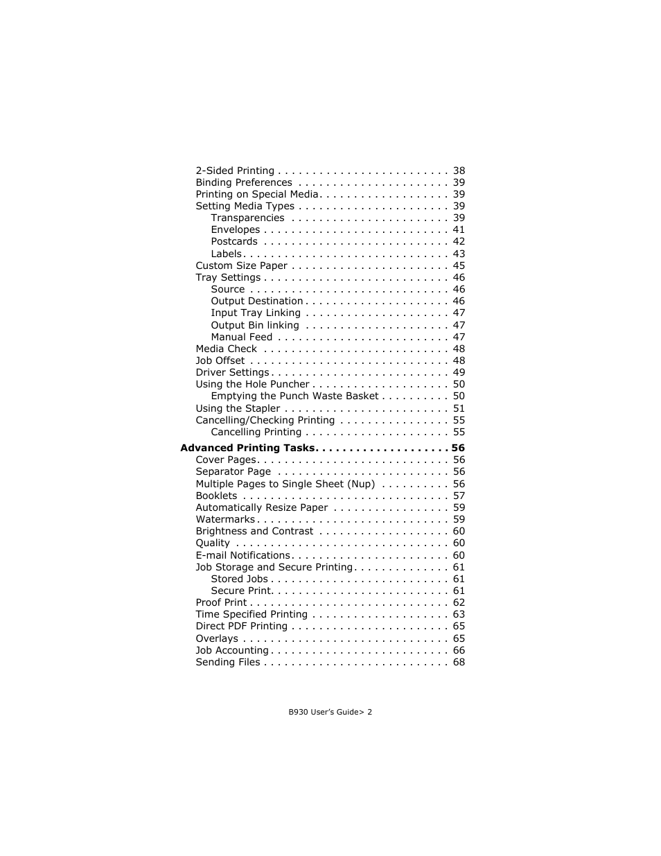 Oki B930d User Manual | Page 8 / 211