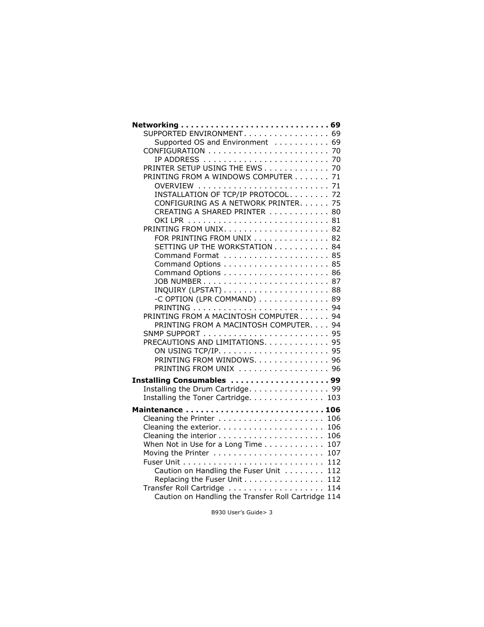 Oki B930d User Manual | Page 9 / 211