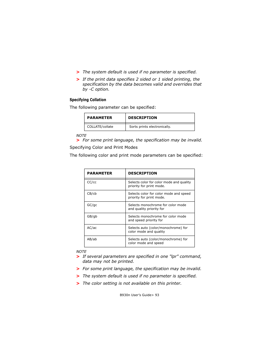 Oki B930d User Manual | Page 99 / 211