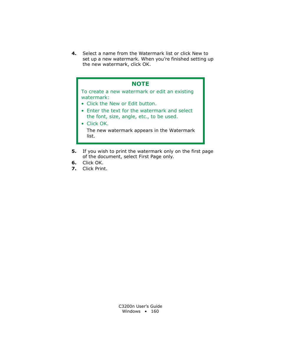 Oki C 3200n User Manual | Page 160 / 168