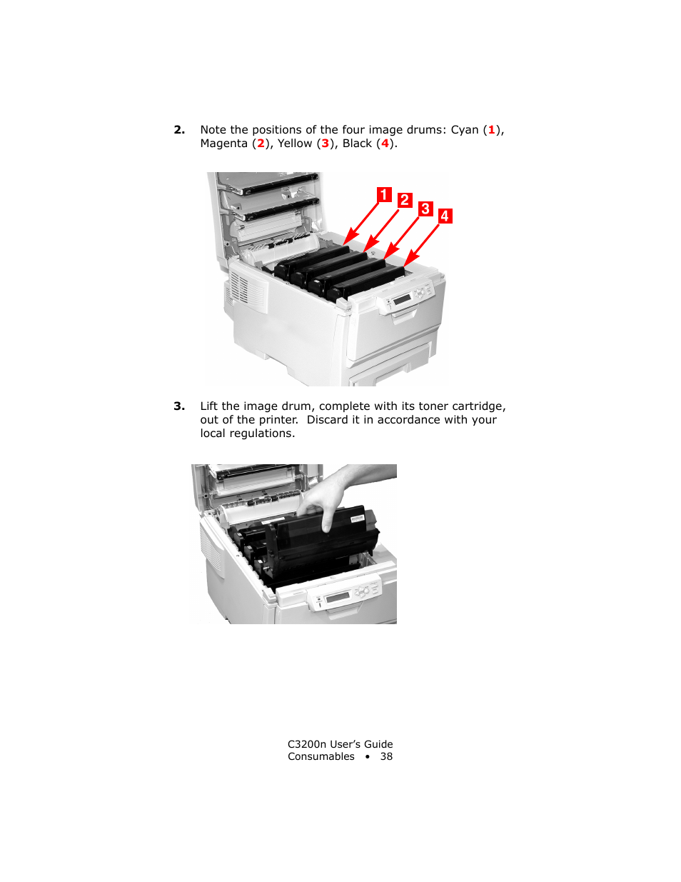 Oki C 3200n User Manual | Page 38 / 168